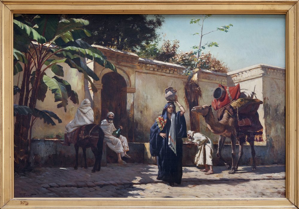 Moroccan Scene by Rudolphe Ernst: Premium art reproduction