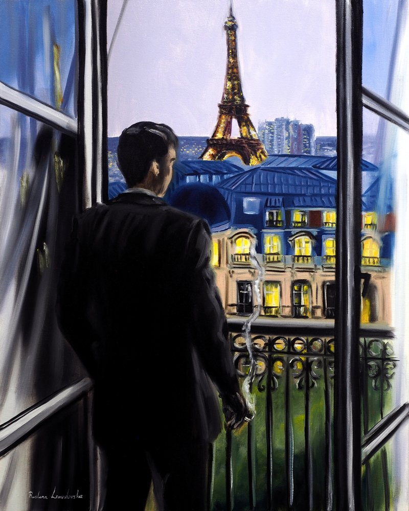 Parisian Solitude by Ruslana Levandovska