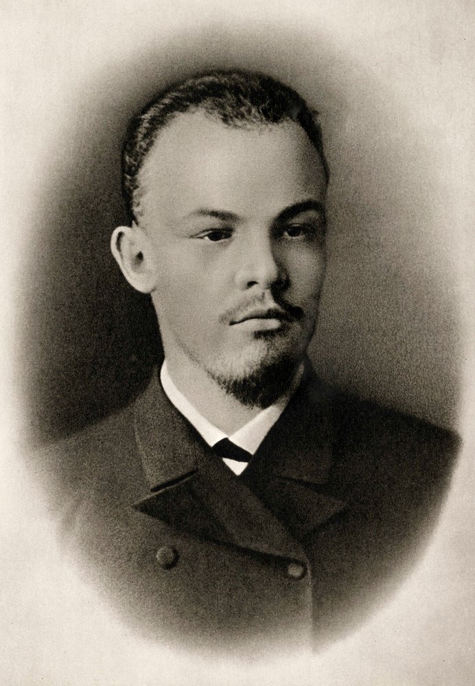 Lenin (Vladimir Ilyich Ulyanov, known as) by Russian Photographer