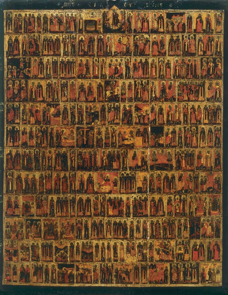 Menology from September to February, from the Russian School by Russian School