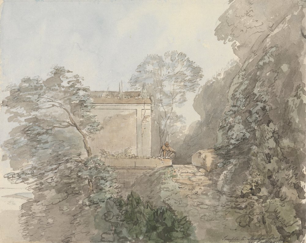 Temple to Maha Deo at Puttugotta (Puttergotta) by Samuel Davis