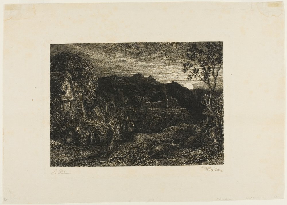 The Bellman by Samuel Palmer