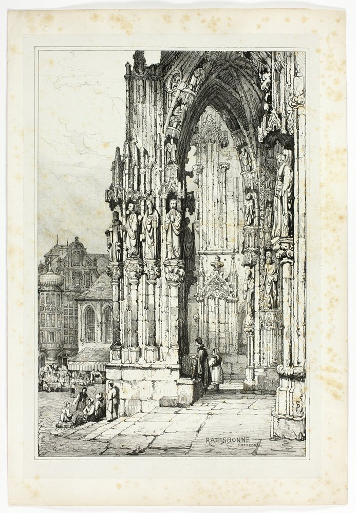 Ratisbonne Cathedral by Samuel Prout: Buy fine art print