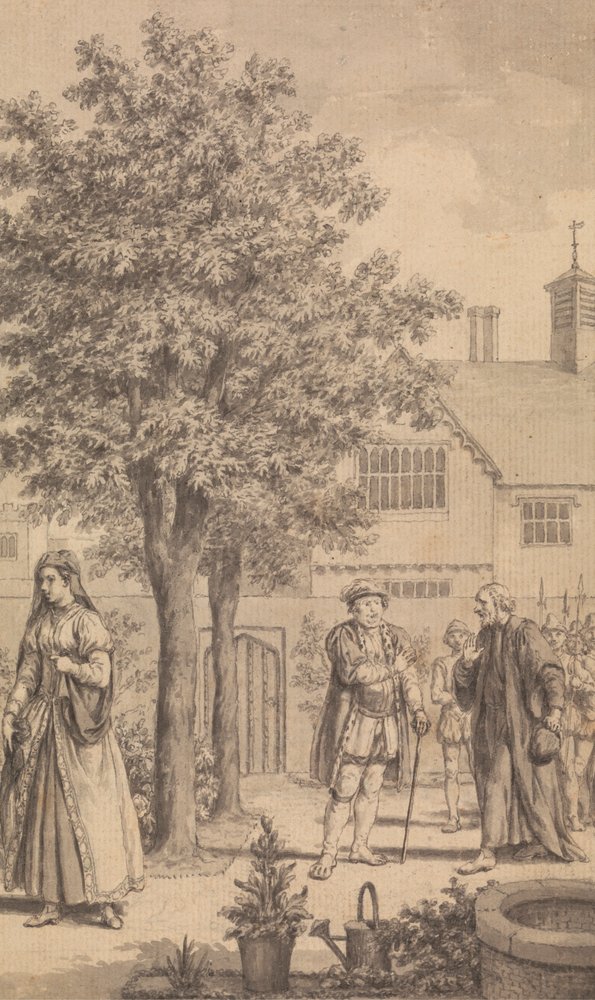 Catherine Parr, Henry VIII and Bishop Gardner by Samuel Wale