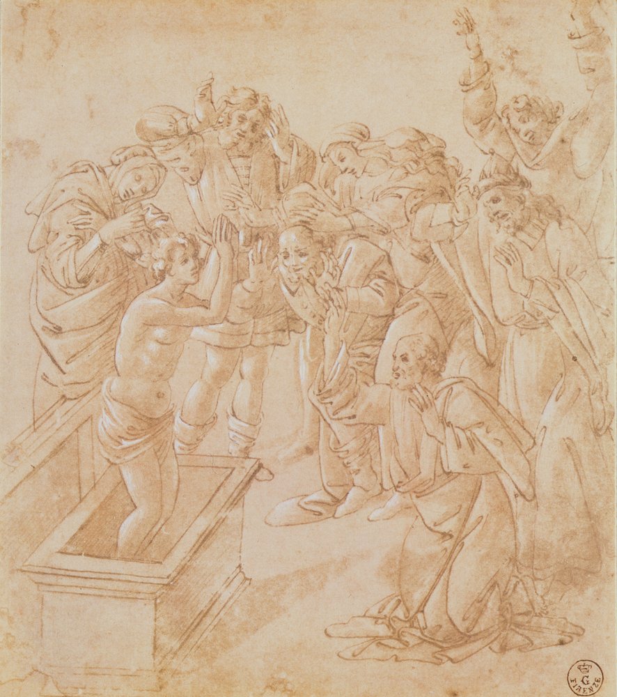 The Raising of Lazarus by Sandro Botticelli