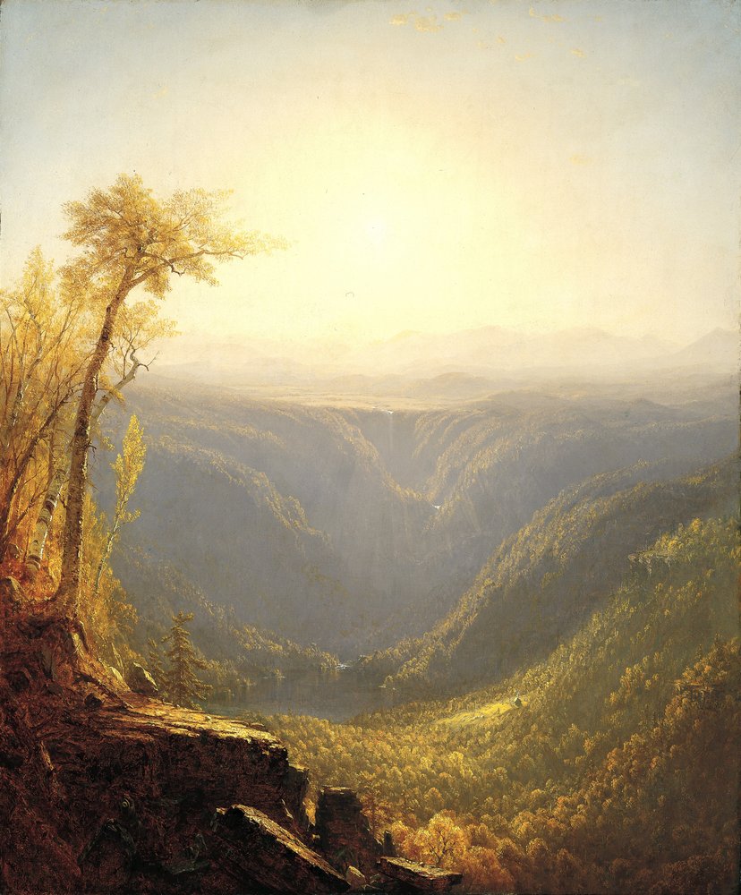 A Gorge in the Mountains, Kauterskill Clove, 1862 by Sanford Robinson Gifford