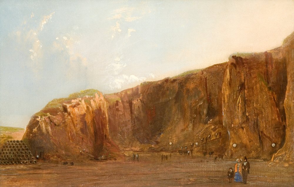 Holyhead Mountain 1857; Preparing for the Great Blast