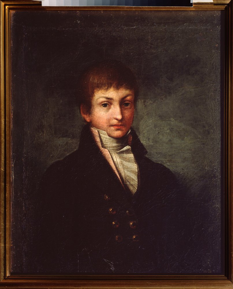 Portrait of the Poet Konstantin N. Batyushkov (1787-1855) by School Russian