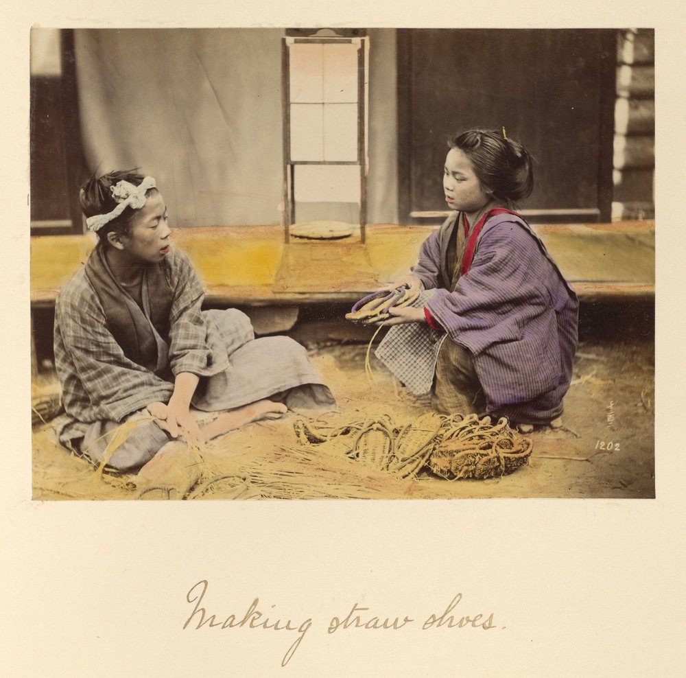 Making Straw Shoes by Shinichi Suzuki