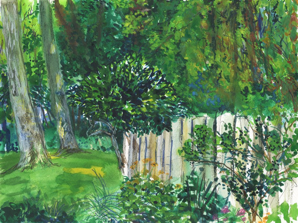 Garden and Wetland by Simon Neville