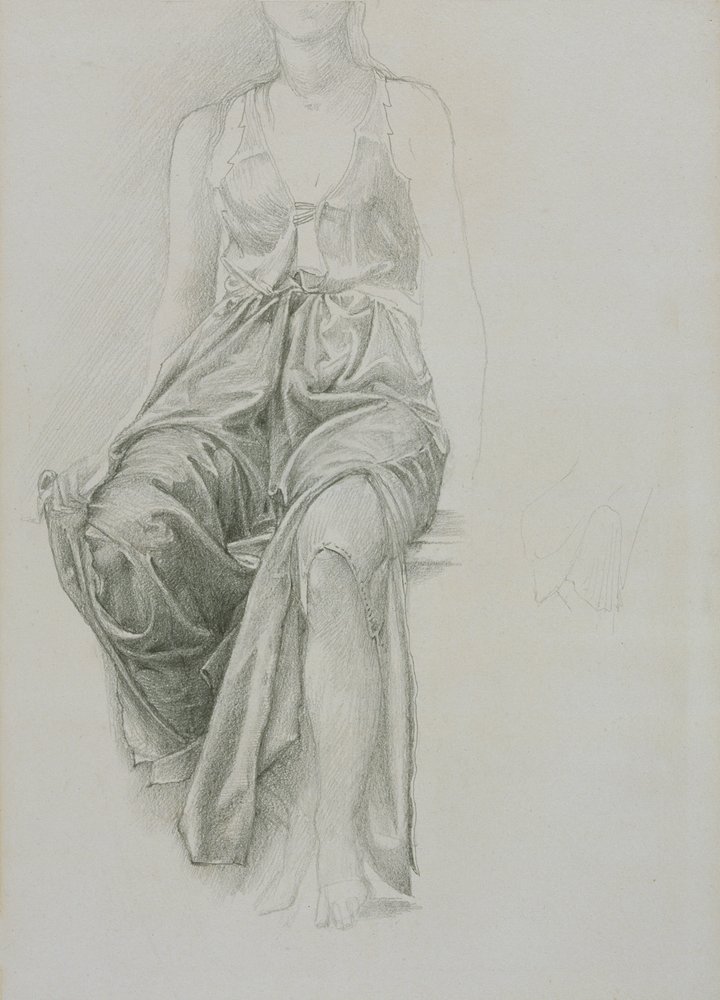 Drapery study for 