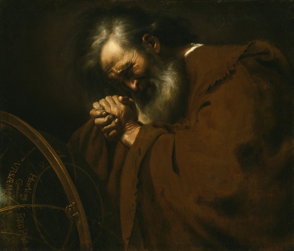Heraclitus, the Weeping Philosopher, c.1630 by Spanish School