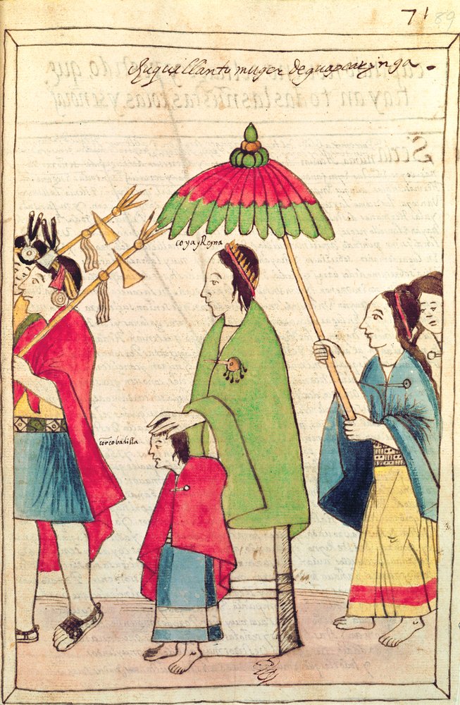 Illustration of an Inca Queen from 'Historia y Genealogia Real de los ...