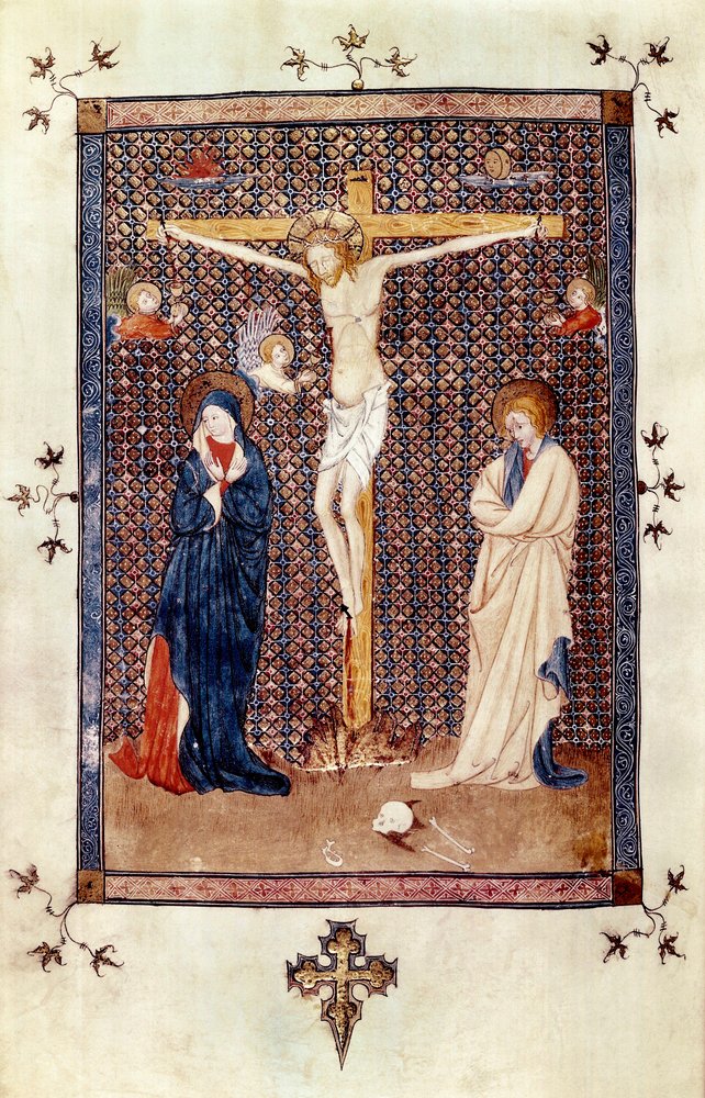 Scene of the crucifixion by Spanish School