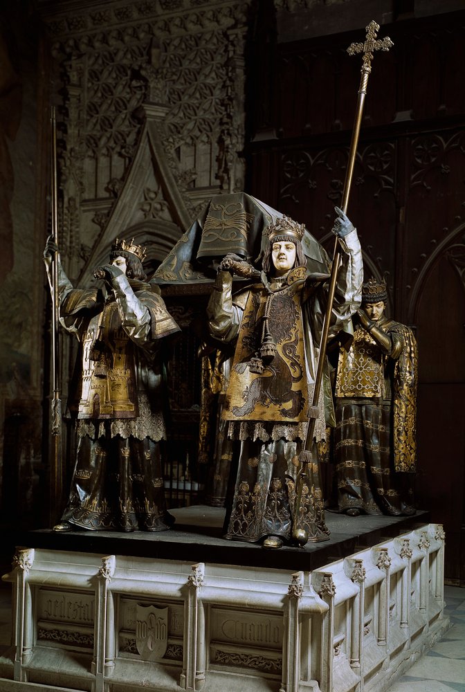 Tomb of the Navigator Christopher Columbus by Spanish School