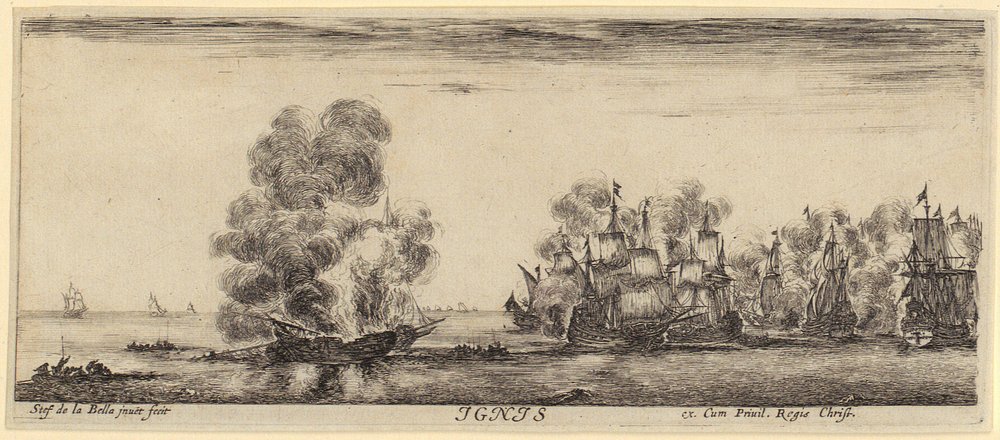 Ignis (Fire), Sheet 4 of the series "The Four Elements" by Stefano della Bella