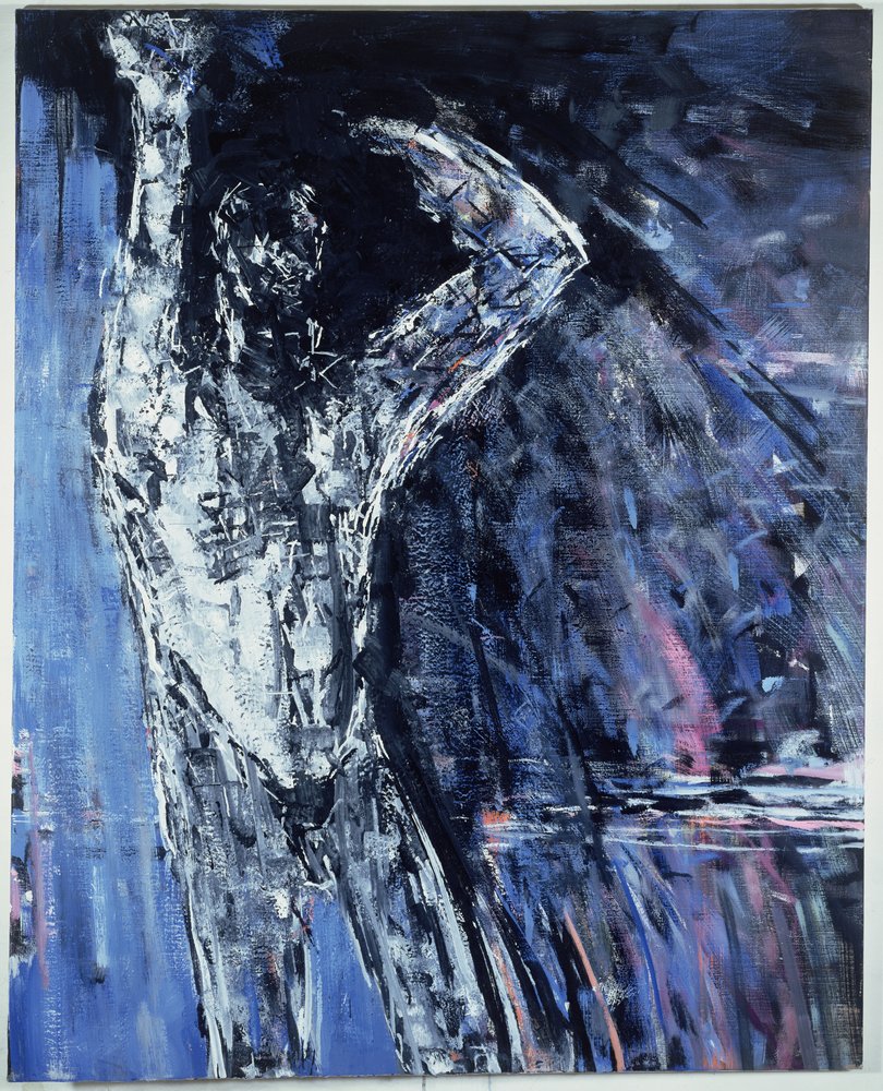 Naked man, right hand panel of a diptych, 1990 (see 289825)
