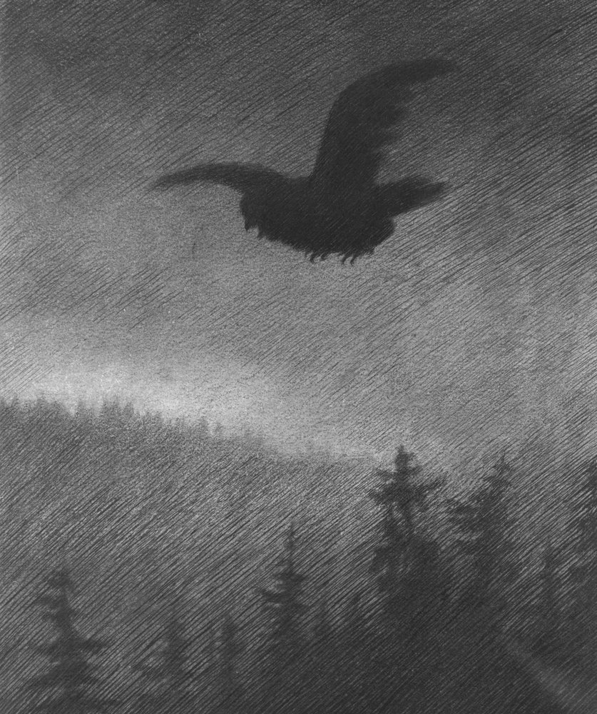 The Black Death by Theodor Severin Kittelsen