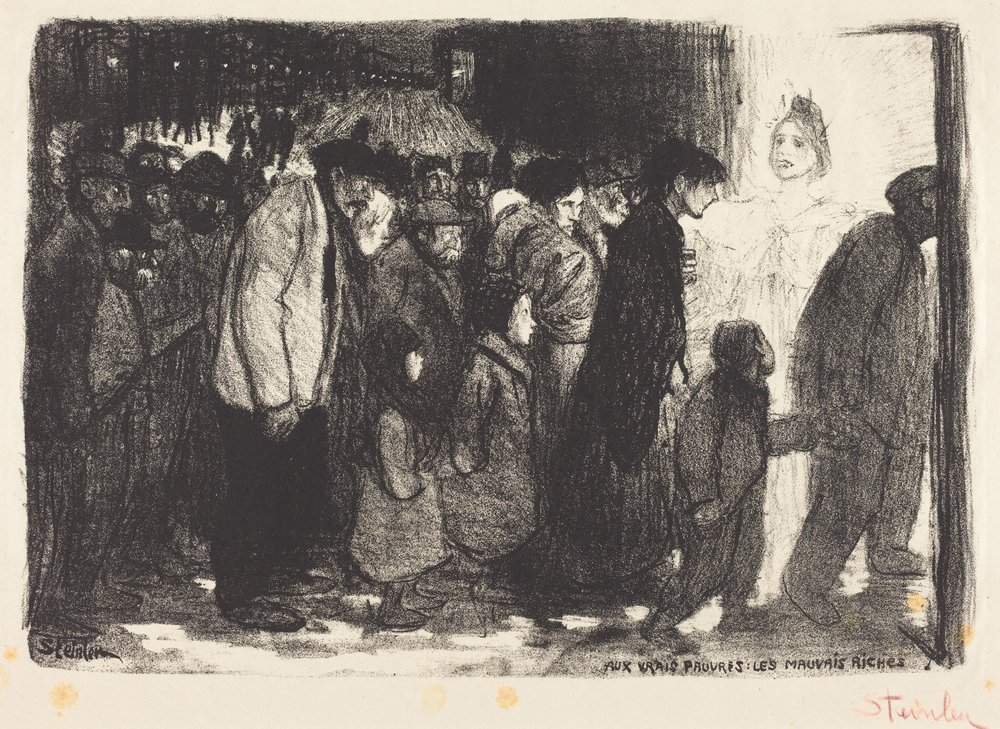 To the True Poor: The Wicked Rich by Théophile Alexandre Steinlen