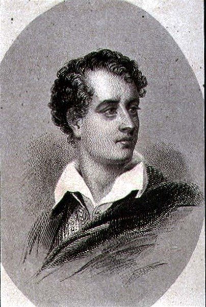 Portrait of George, Lord Byron by Thomas (after) Phillips