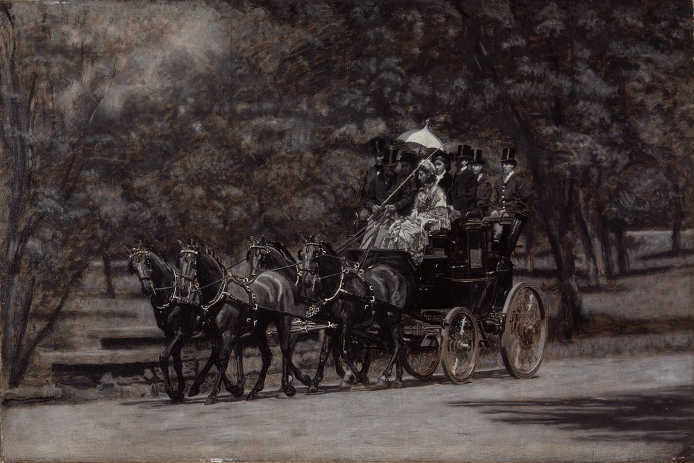 The Fairman Rogers Four-In-Hand (A May Morning in the Park) by Thomas Eakins