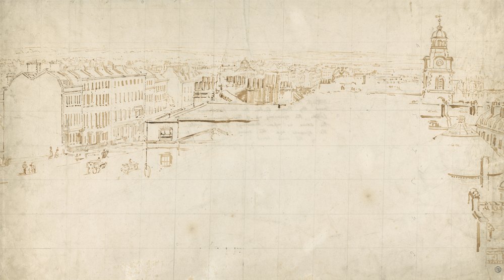 Sketch for the Eidometropolis by Thomas Girtin