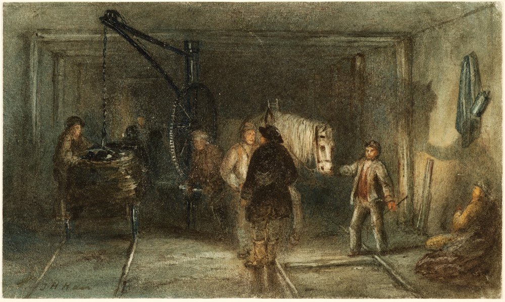 Crane for loading the rollies by Thomas H. Hair
