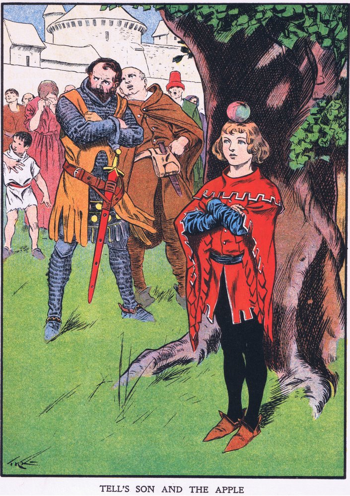 William Tell's Son and the Apple by Thomas Heath Robinson