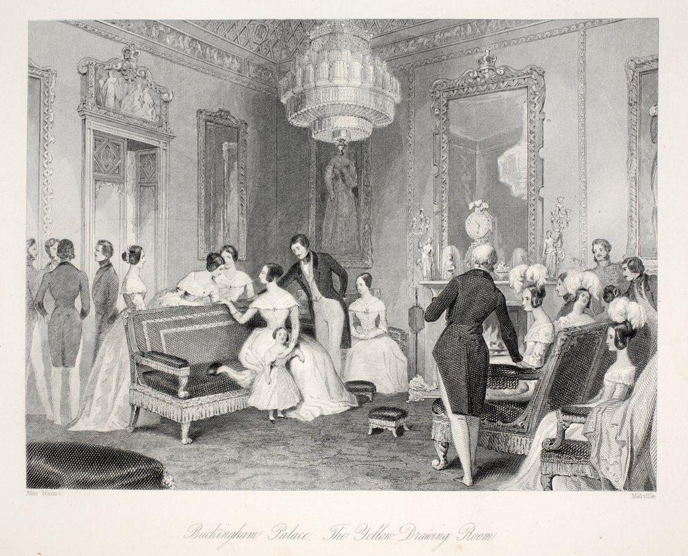Buckingham Palace, The Yellow Drawing Room, from 