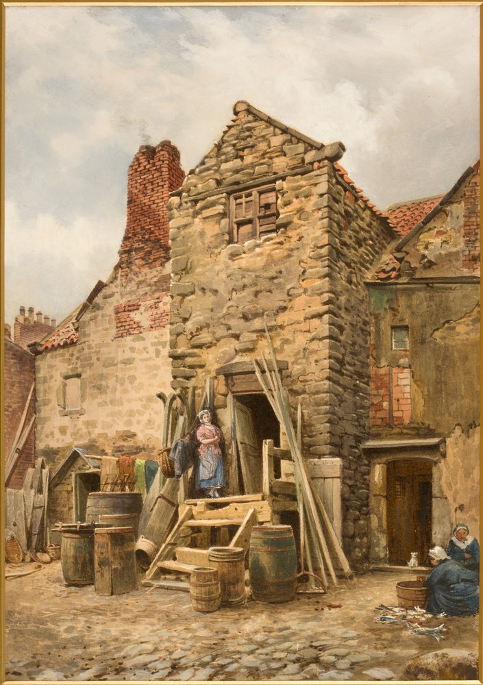 Old Sparrow Hall, Cullercoats by Thomas Miles Richardson