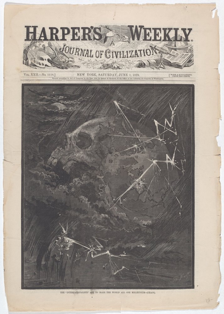 The "Internationalists" Are to Make the World All One Millennium - (Chaos) by Thomas Nast