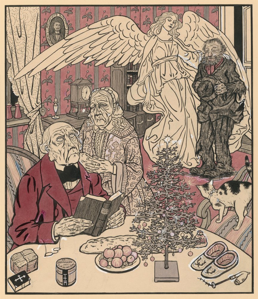 The Prodigal Son or The Wayward Son (Pictures from Family Life, No. 4) by Thomas Theodor Heine