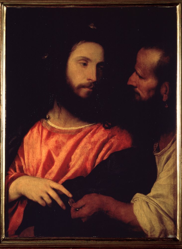 The Tribute Money by Titian (c.1488-1576)