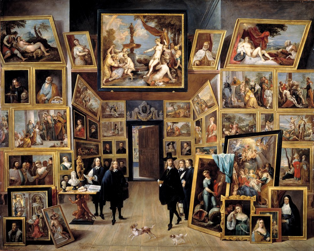Archduke Leopold William in His Painting Gallery in Brussels by Tiziano Vecelli