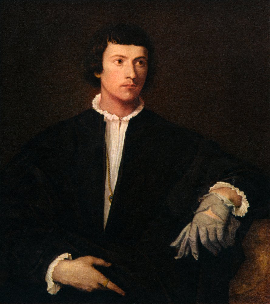 The Man with a Glove, c. 1520, 1937 by Tiziano Vecelli