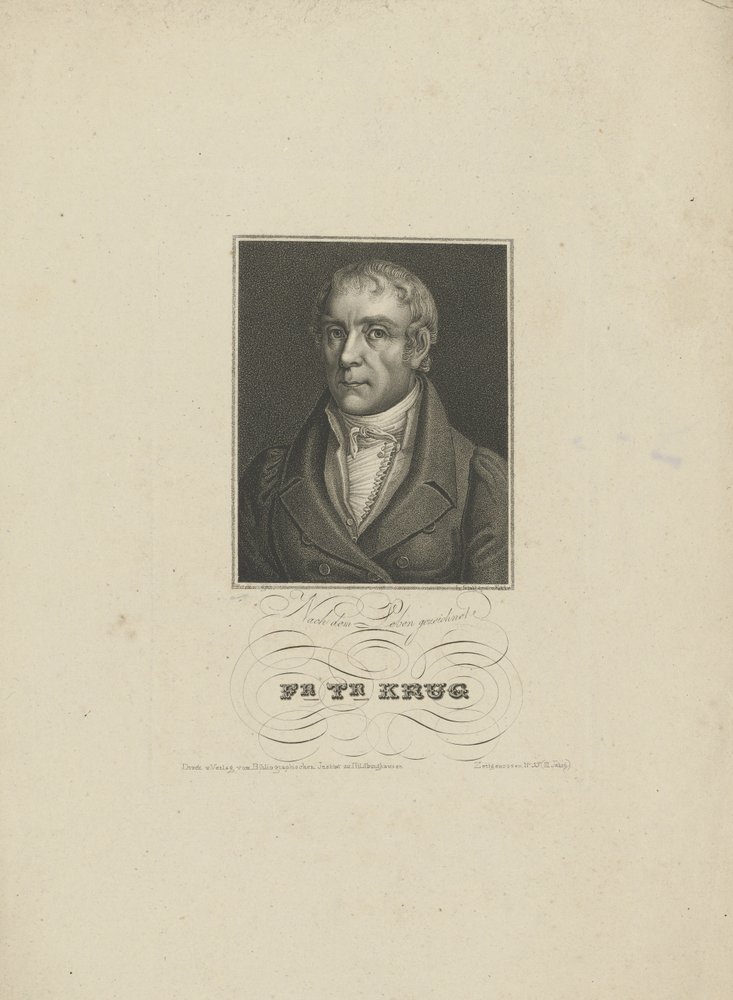 Portrait of Wilhelm Traugott Krug by Tobias Falcke