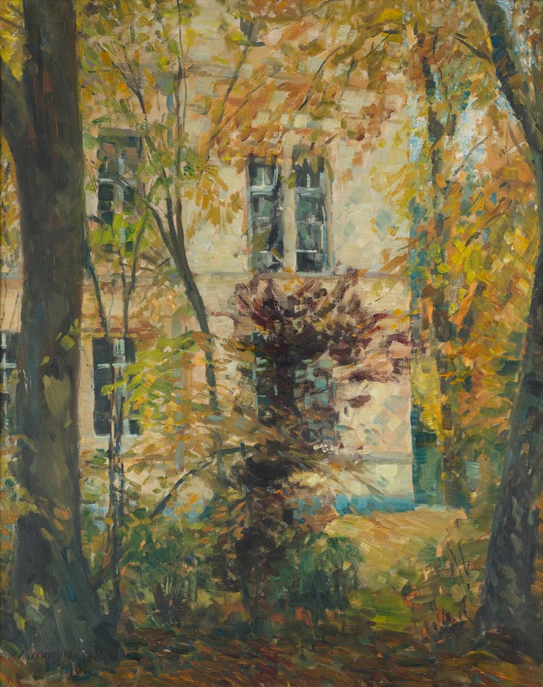 House with Garden by Ulrich Hubner