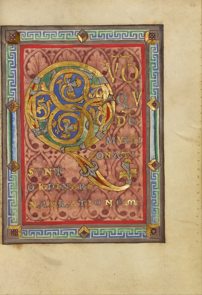 Decorated Incipit Page by Unbekannt Unbekannt