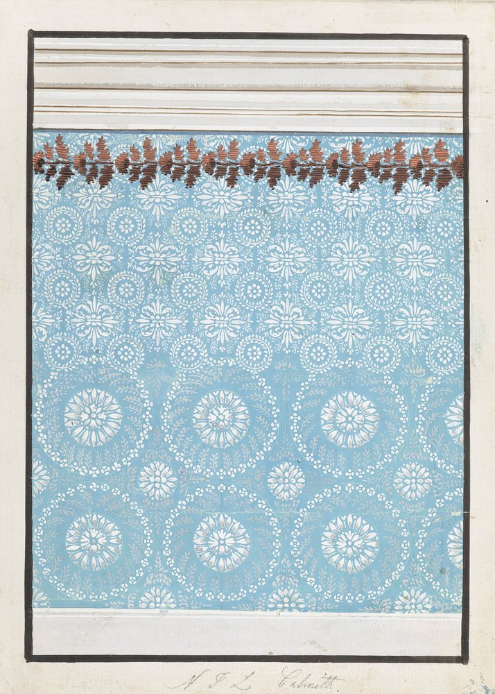 Project for the Painted Decoration of a Wall, with Alternate Suggestions by Unbekannt Unbekannt