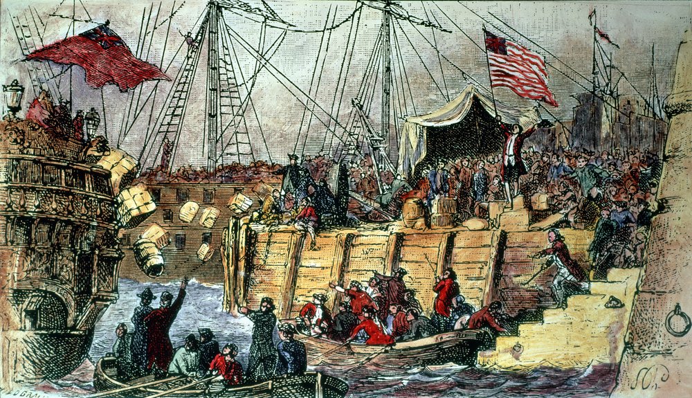 The Boston Tea Party, 16th December 1773 by Unbekannt Unbekannt