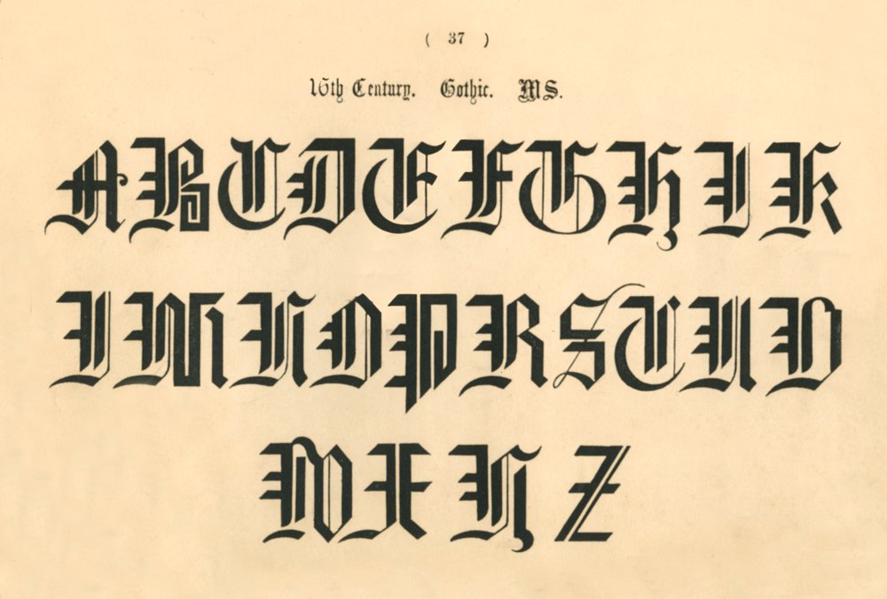 16th Century Gothic Manuscript by Unbekannt