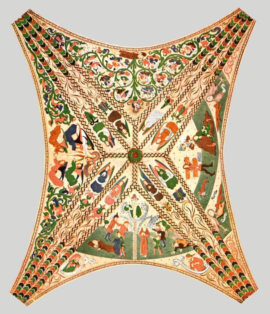 Ceiling Decoration in Floda Church, Flodafors, Södermanland County, Sweden by Unbekannt