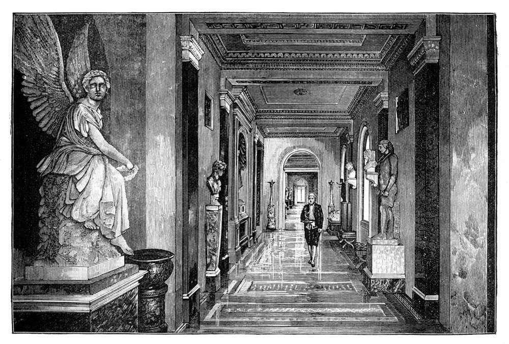 Corridor, Osborne House by Unbekannt
