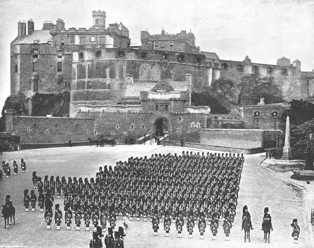 Edinburgh Castle, Edinburgh, Scotland, 1894 by Unbekannt