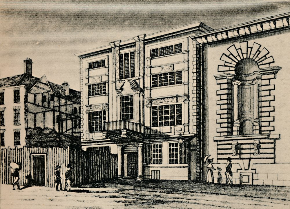 General Post Office - Showing Buildings Adjoining Lloyds Coffee House
