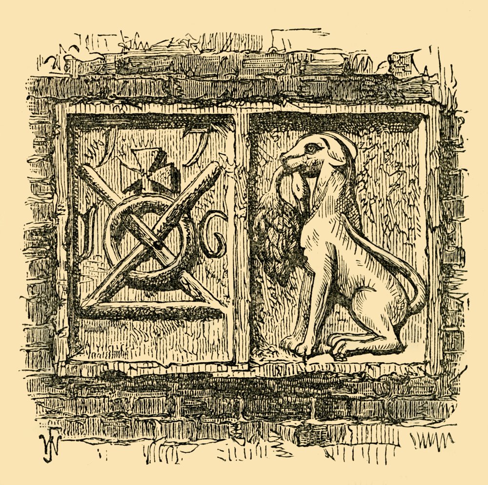Old Sign of the Dog and Duck, 1878 by Unbekannt