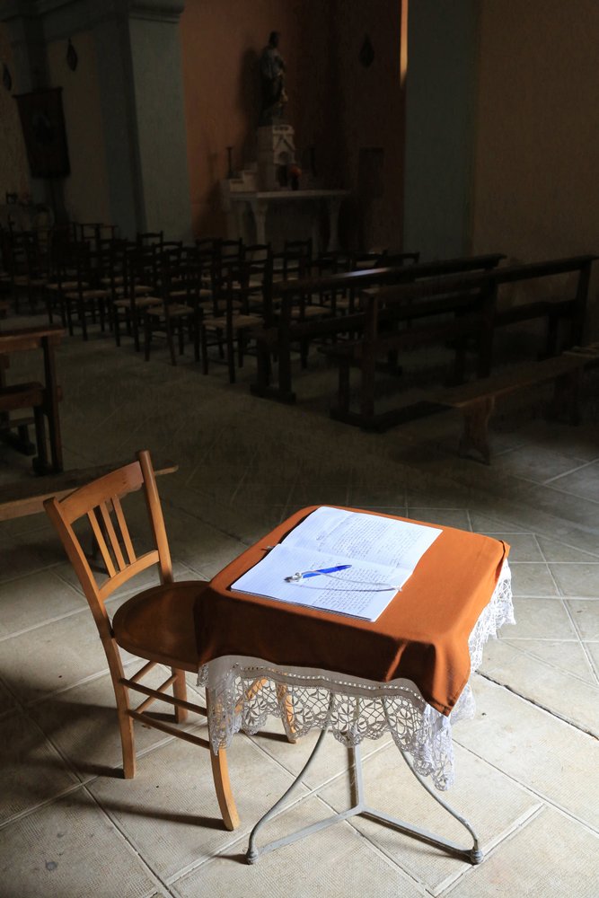 Register in a Church by Unbekannt
