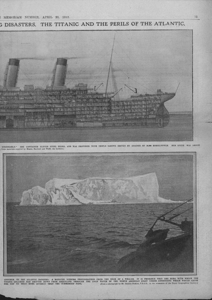Iceberg Titanico Rms