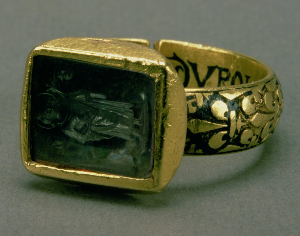 Signet ring of King Louis IX of France (St. Louis) (1215-70) by Unbekannt