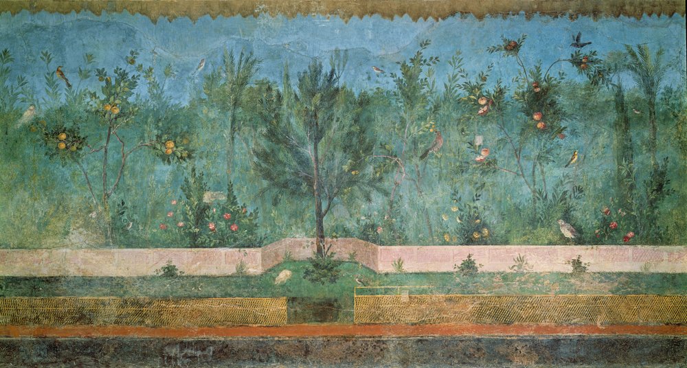 Garden Paintings from the so-called Villa of Livia, Primaporta, Rome, c. 20 BC by Unbekannt Unbekannt